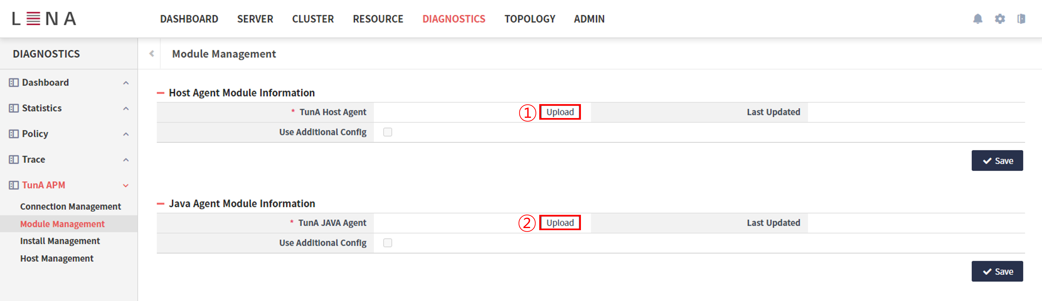 diagnostics tuna module 1