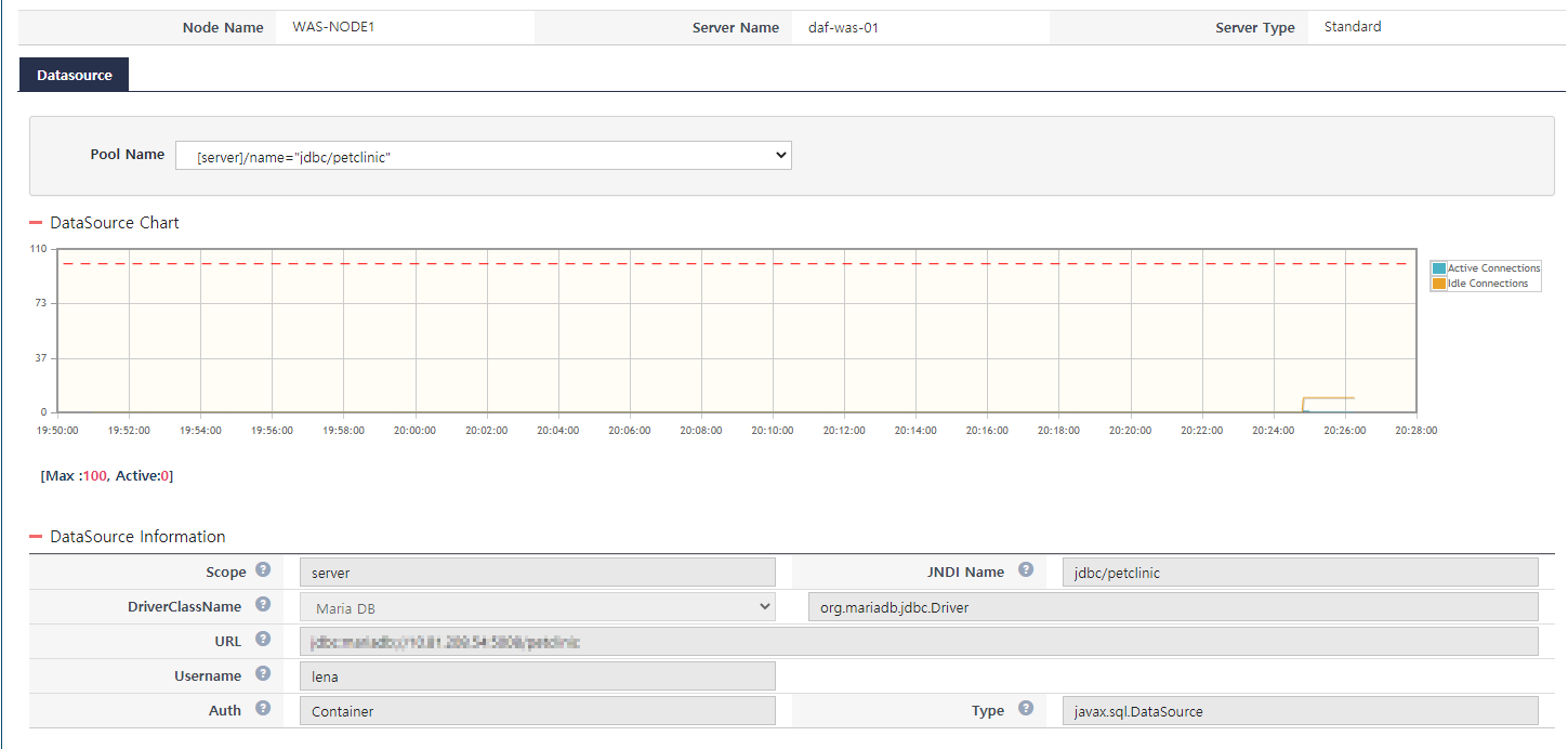 diagnostics current status datasource