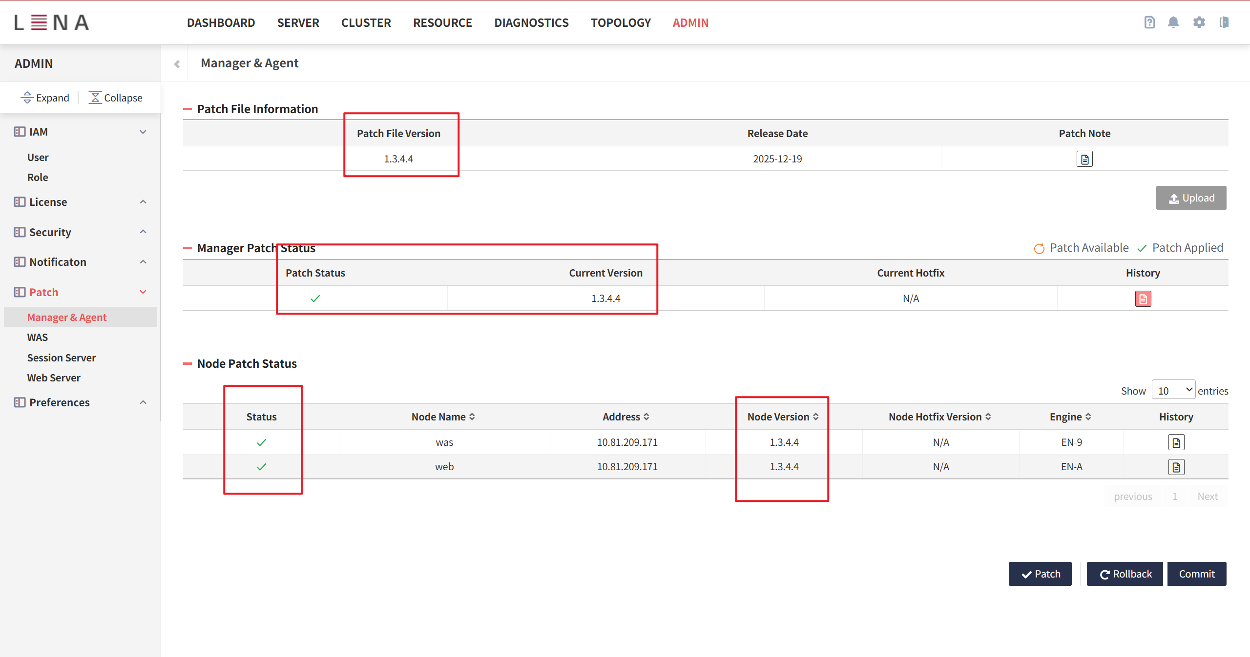 cli patch success1