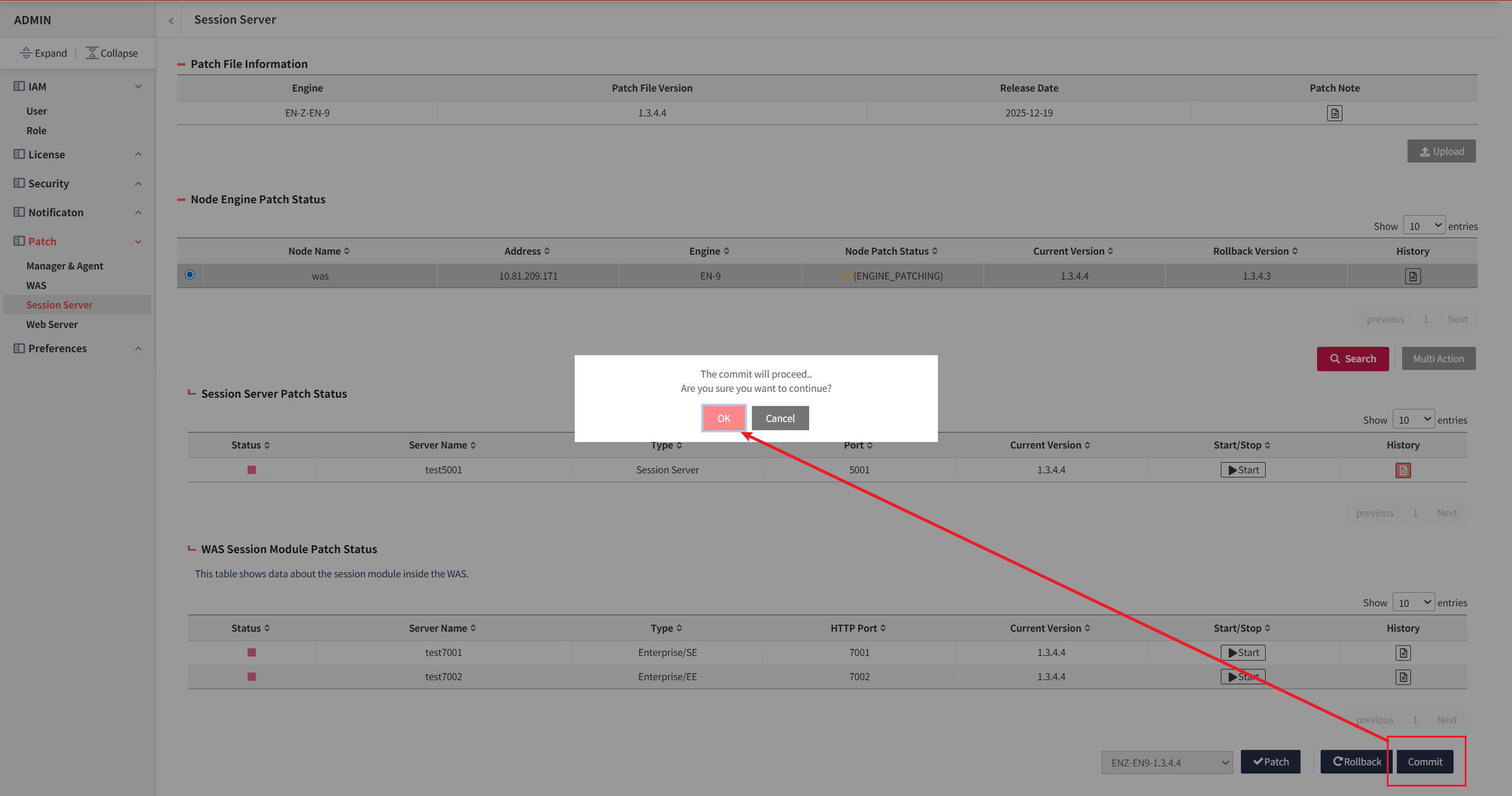 gui session commit1