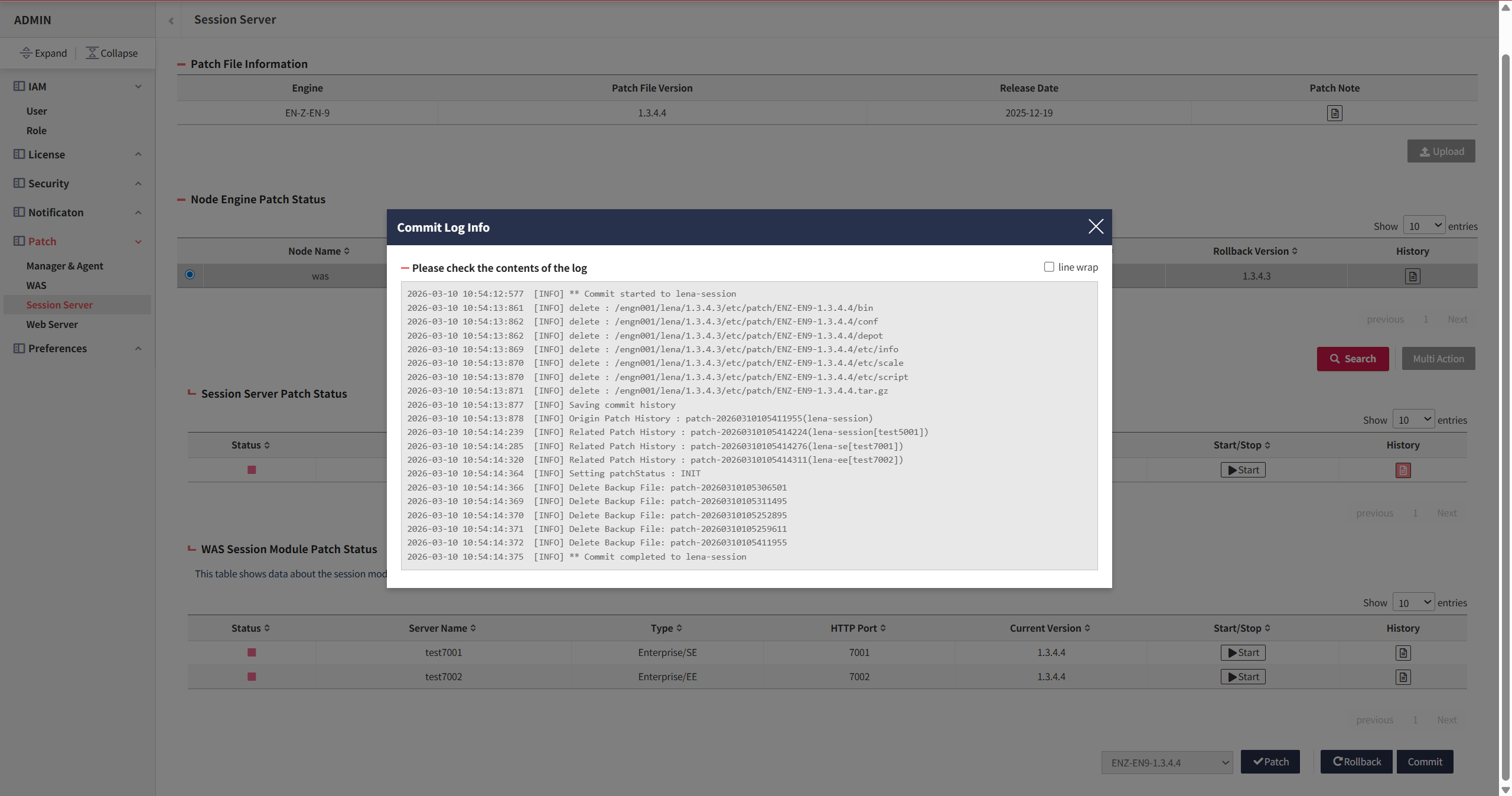 gui session commit2