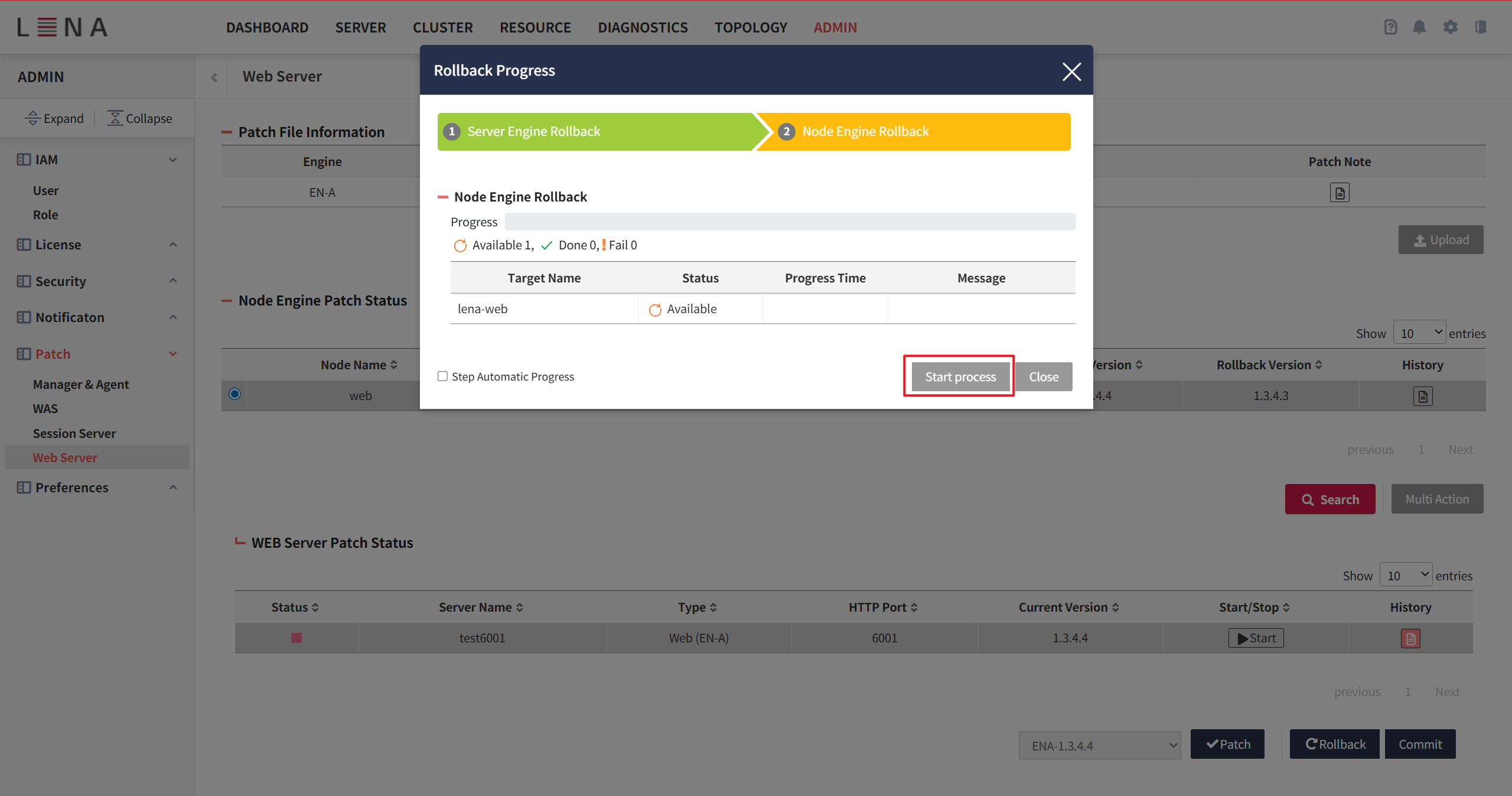 gui web rollback2