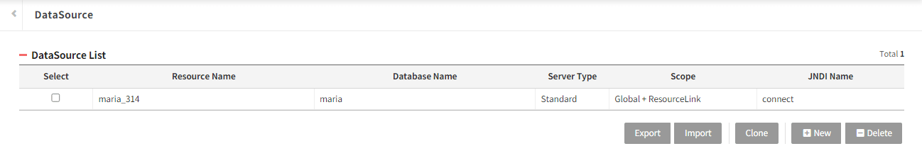 resource datasource